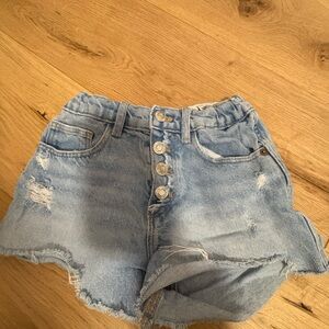 Zara Light Blue Jean Shorts